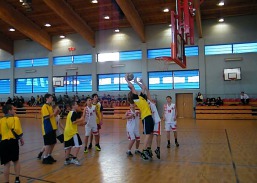 Półfinał Rejonu Włocławek szkół podstawowych w piłce koszykowej chłopców