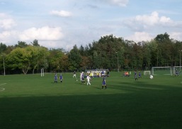Mecz piłki nożnej ligi okręgowej seniorów Zdrój Ciechocinek - Kujawy Markowice