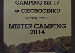 Mister Camping 2014 dla Camping Ciechocinek