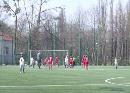 Mecz piłki nożnej ligi okręgowej orlików Zdrój OSiR Ciechocinek - Orlęta Aleksandrów Kuj.
