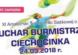 Ruszają zapisy do XI Amatorskiego Turnieju Piłki Siatkowej o Puchar Burmistrza Ciechocinka 2018