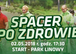 Spacer po zdrowie - Darmowe Zajęcia Nordic Walking z Trenerem dla Wszystkich chętnych! 2 maja przy Parku Linowym