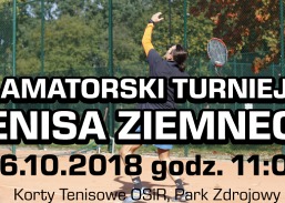 W następny weekend zapraszamy do wzięcia udziału w Amatorskim Turnieju Tenisa Ziemnego