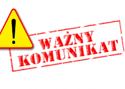 UWAGA WAŻNY KOMUNIKAT