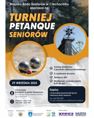 Turniej Pentaque Seniorów