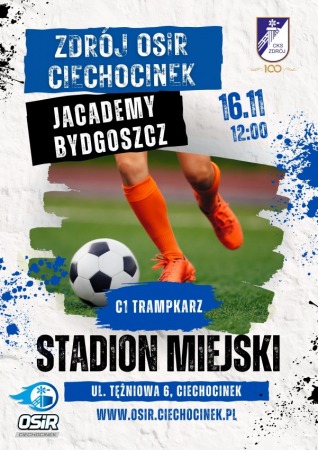 Mecz Ligi Trampkarza - Zdrój OSiR Ciechocinek vs. Jacademy Bydgoszcz