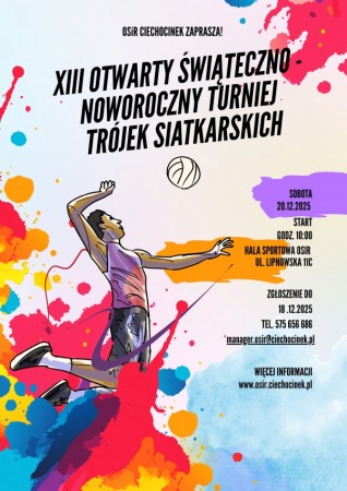 XIII Otwarty Świąteczno - Noworoczny Turniej Trójek Siatkarskich
