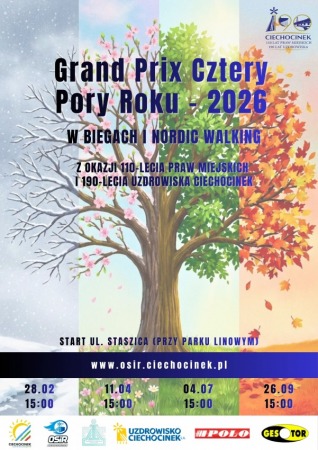 Grand Prix Cztery Pory Roku – 2026 w Biegach i Nordic Walking - Wiosna