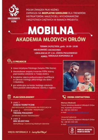 Mobilna Akademia Młodych Orłów.