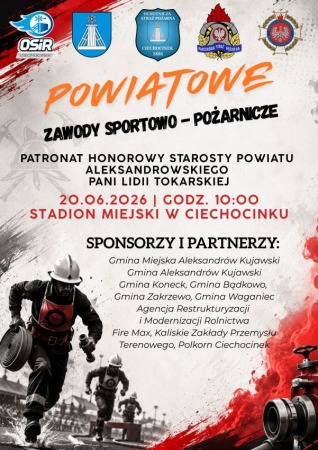 Powiatowe Zawody Sportowo–Pożarnicze w Ciechocinku