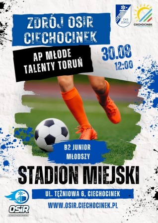 Mecz Ligi Juniora Młodszego - Zdrój OSiR Ciechocinek vs. AP Młode Talenty Toruń
