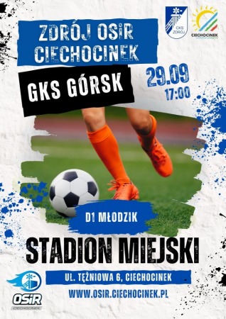 Mecz Ligi Młodzika - Zdrój OSiR Ciechocinek vs. GKS Górsk