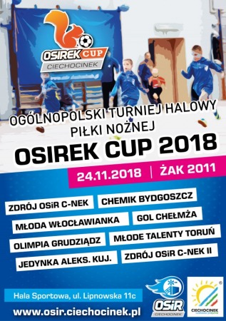 OSIREK CUP 2018 - kategoria ŻAK 2011