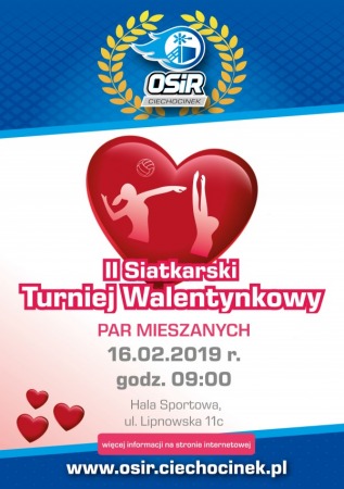 II Otwarty Siatkarski "Turniej Walentynkowy" Par Mieszanych