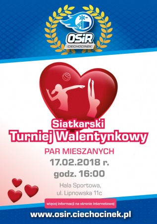 Otwarty Siatkarski "Turniej Walentynkowy" Par Mieszanych