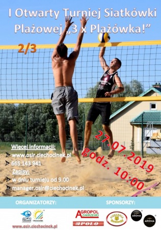 I Otwarty Turniej Siatkówki Plażowej „3 x Plażówka!” 2/3