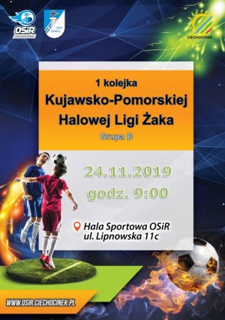 1 kolejka Kujawsko – Pomorskiej Halowej Ligi Żaka