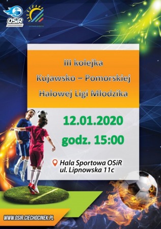 3 kolejka Kujawsko – Pomorskiej Halowej Ligi Młodzika