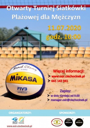 Otwarty Turniej Siatkówki Plażowej dla Mężczyzn