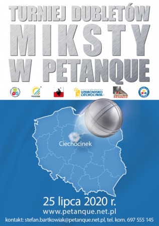 Ogólnopolski Turniej dubletów w Petanque w Ciechocinku