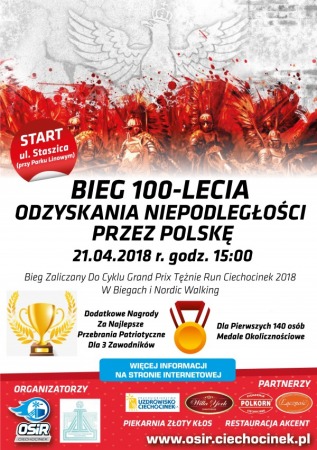 Bieg 100-lecia odzyskania niepodległości przez Polskę