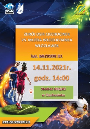 Mecz Ligi Młodzików Zdrój OSiR Ciechocinek vs. Młoda Włocłavianka Włocławek