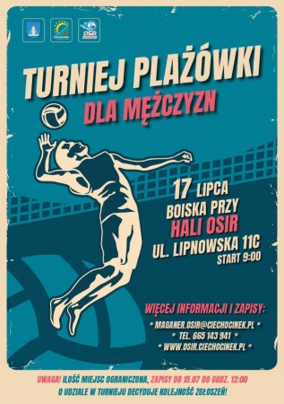 Otwarty Turniej Siatkówki Plażowej dla Mężczyzn