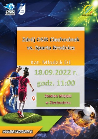 Mecz Ligi Młodzików Zdrój OSiR Ciechocinek vs. Sparta Brodnica