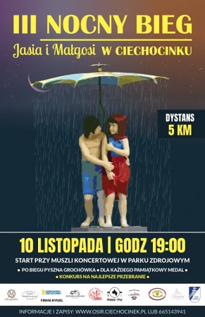 III Nocny Bieg Jasia i Małgosi w Ciechocinku