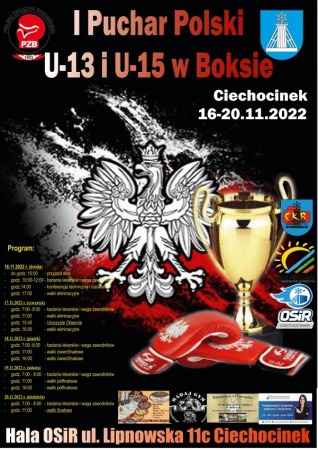 I Puchar Polski U-13 U-15 Kobiet i Mężczyzn w Boksie