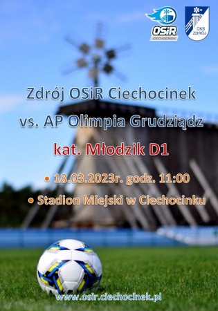 Mecz Ligi Młodzika - Zdrój OSiR Ciechocinek vs. AP Olimpia Grudziądz