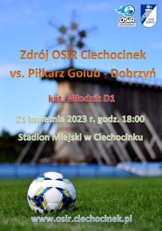 Mecz Ligi Młodzika - Zdrój OSiR Ciechocinek vs. Piłkarz Golub - Dobrzyń