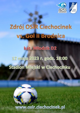 Mecz Ligi Młodzika - Zdrój OSiR Ciechocinek vs. Gol II Brodnica