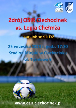 Mecz Ligi Młodzika - Zdrój OSiR Ciechocinek vs. Legia Chełmża
