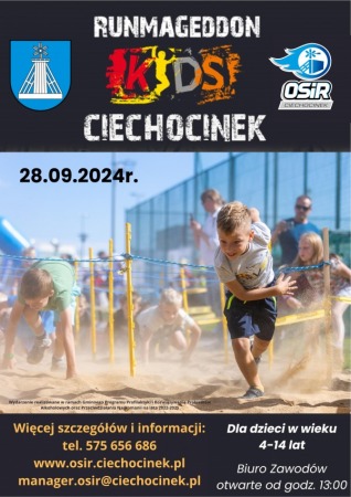 RUNMAGEDDON KIDS CIECHOCINEK