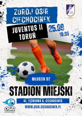 Mecz Ligi Młodzika - Zdrój OSiR Ciechocinek vs. Juventus II Toruń