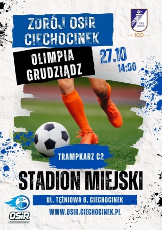 Mecz Ligi Orlika - Zdrój OSiR Ciechocinek vs. Olimpia Grudziądz