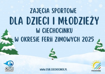 Ferie na sportowo z OSiR Ciechocinek 2025