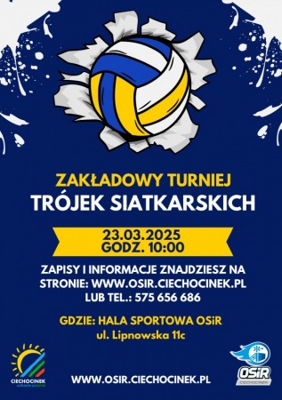 Zakładowy Turniej Trójek Siatkarskich