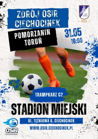 Mecz Ligi Trampkarza - Zdrój OSiR Ciechocinek vs. Pomorzanin Toruń