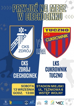 Liga Okręgowa Seniorów: CKS Zdrój Ciechocinek vs. LKS Cukrownik Tuczno