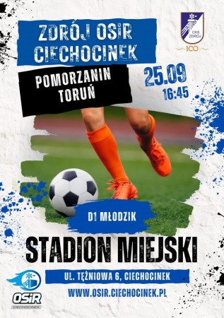 Mecz Ligi Młodzika - Zdrój OSiR Ciechocinek vs. Pomorzanin Toruń