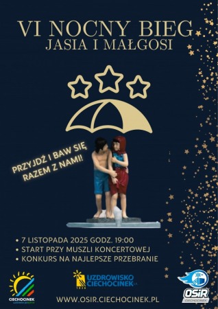 VI Nocny Bieg Jasia i Małgosi w Ciechocinku